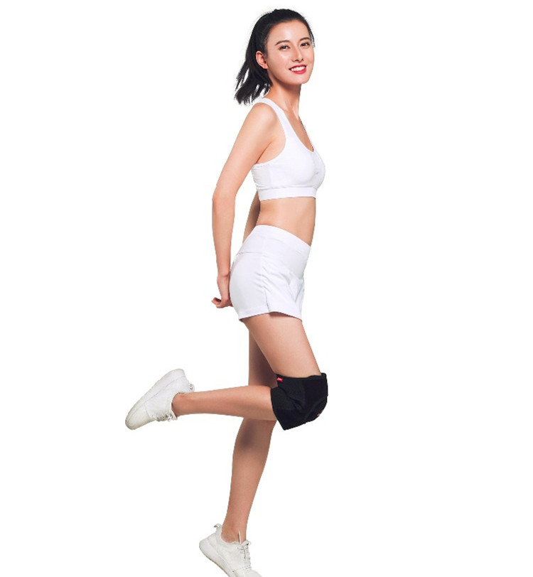 Nano-polymer far-infrared therapy knee pads for knee pain